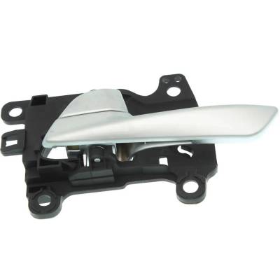 Front Driver Side Interior Door Handle Compatible With 2016-2018 Hyundai Tucson Silver With Lock