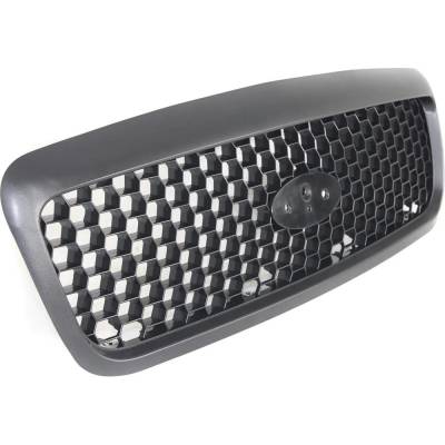 Rareelectrical - New Textured Gray Grille Assembly Compatible With Ford Crown Victoria Lx 8 Cyl 4.6L Crown Victoria - Image 3