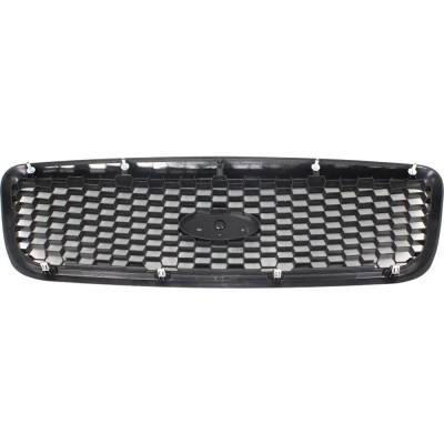 Rareelectrical - New Textured Gray Grille Assembly Compatible With Ford Crown Victoria Lx 8 Cyl 4.6L Crown Victoria - Image 4