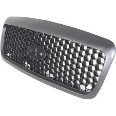 Rareelectrical - New Textured Gray Grille Assembly Compatible With Ford Crown Victoria Lx Sport 8 Cyl 4.6L Crown - Image 2