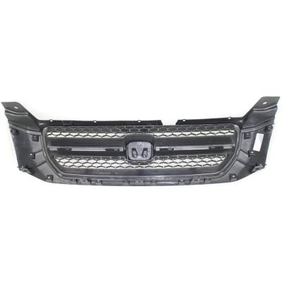 Rareelectrical - New Textured Gray Grille Assembly Compatible With Honda Pilot Lx 6 Cyl 3.5L 2003-2005 Ho1200170 - Image 4