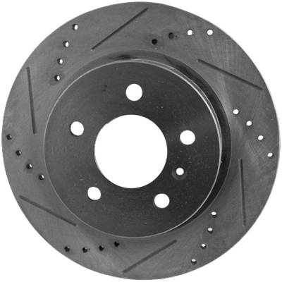 New Solid Brake Disc Compatible With Buick Cadillac Lucerne Super 8 Cyl 4.6L Lucerne Cxl 6 Cyl 3.9L