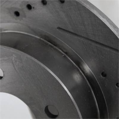 Rareelectrical - New Solid Brake Disc Compatible With Buick Cadillac Lucerne Super 8 Cyl 4.6L Lucerne Cxl 6 Cyl 3.9L - Image 2
