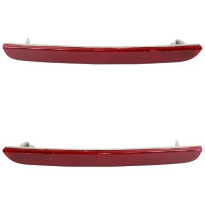 Rareelectrical - New Rear Left And Rear Right Bumper Reflector Compatible With Dodge Challenger R/T 8 Cyl 5.7L - Image 4