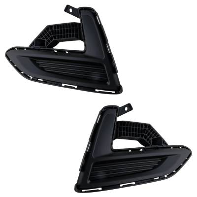 New Front Left And Front Right Bumper Filler Compatible With Nissan Sentra Sr Midnight Edition 4 Cyl