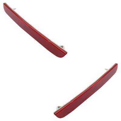 Rareelectrical - New Rear Left And Rear Right Bumper Reflector Compatible With Dodge Challenger 392 Hemi Scat Pack - Image 3