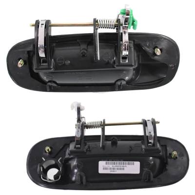 Rareelectrical - Front Driver And Passenger Side Exterior Door Handle Compatible With 2002-2009 Gmc Envoy Gmc Jimmy - Image 5