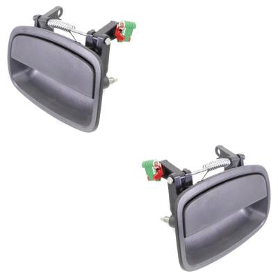 Rareelectrical - Rear Driver And Passenger Side Exterior Door Handle Compatible With 1995-2002 Kia Sportage Textured - Image 2