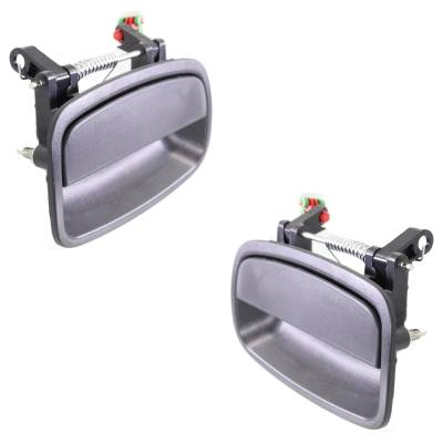 Rareelectrical - Rear Driver And Passenger Side Exterior Door Handle Compatible With 1995-2002 Kia Sportage Textured - Image 3