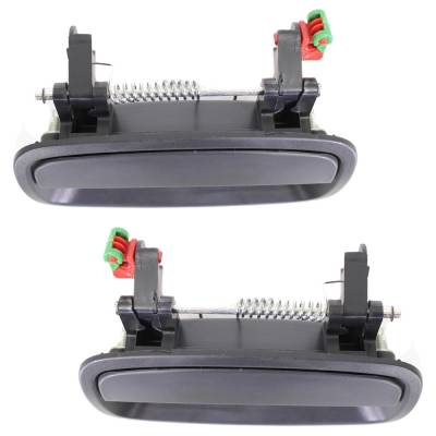 Rareelectrical - Rear Driver And Passenger Side Exterior Door Handle Compatible With 1995-2002 Kia Sportage Textured - Image 4