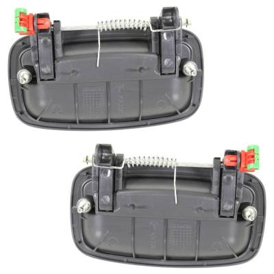Rareelectrical - Rear Driver And Passenger Side Exterior Door Handle Compatible With 1995-2002 Kia Sportage Textured - Image 5