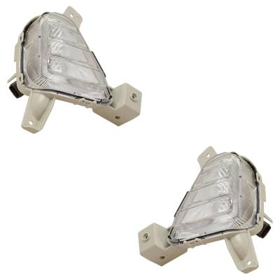 Rareelectrical - New Pair Of Driving Light Compatible With Hyundai Sonata Se Sonata Eco 2018-2019 By Hy2562106 - Image 4