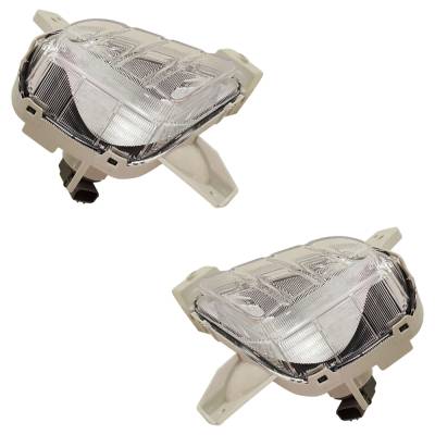Rareelectrical - New Pair Of Driving Light Compatible With Hyundai Sonata Eco Sonata Se 2018-2019 By 92207C1550 - Image 2