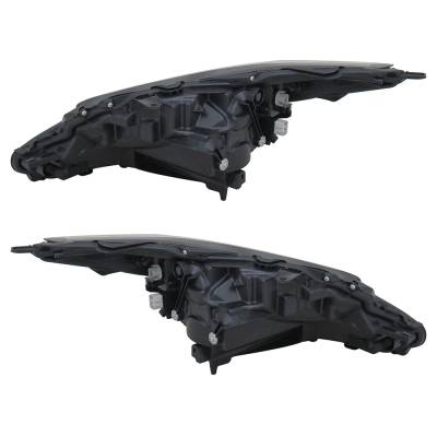Rareelectrical - New Pair Of Headlights Compatible With Lexus Rx450h Base Sport Utility 2016 2017 2018 2019 By Part - Image 1