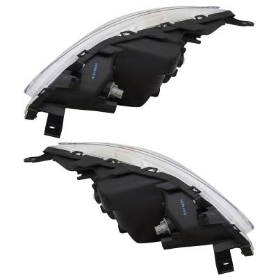 Rareelectrical - New Pair Of Headlights Compatible With Mitsubishi Mirage Rf Hatchback 2015 By Part Numbers Mi2503164 - Image 4