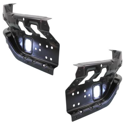 Rareelectrical - New Front Left And Front Right Bumper Bracket Compatible With Chevrolet Silverado 2500 Hd Wt 8 Cyl - Image 2