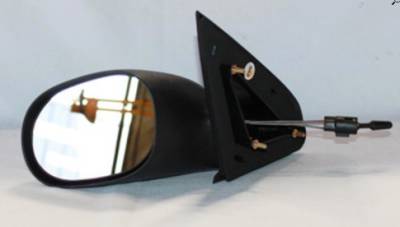Rareelectrical - New Door Mirror Pair Compatible With Dodge 00-05 Neon Manual Ch1321158 Ch1320134 60518C 60541C - Image 2