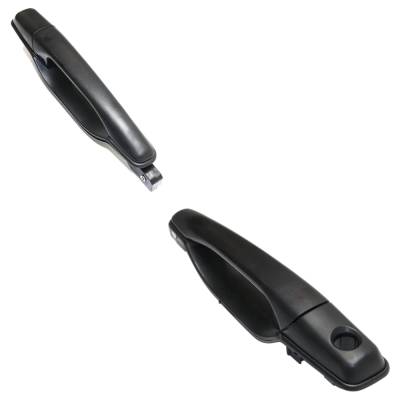 Rareelectrical - Front Left Driver And Right Passenger Exterior Door Handle Compatible With 2004-2012 Mitsubishi - Image 2