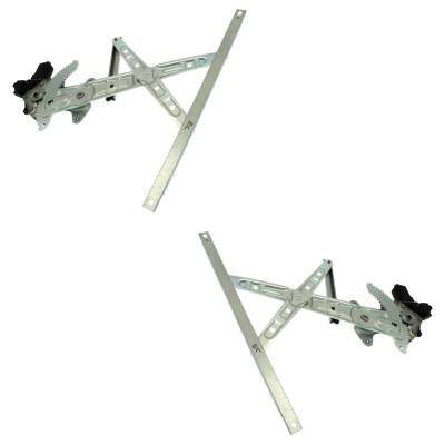 Rareelectrical - New Rear Left And Rear Right Window Regulator Compatible With Nissan Rogue S Rogue Sl Hybrid 2017 - Image 2
