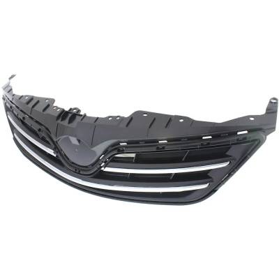 Rareelectrical - New Painted Black Grille Assembly Compatible With Toyota Corolla Le 4 Cyl 1.8L 2013 By 5310002640C0 - Image 2