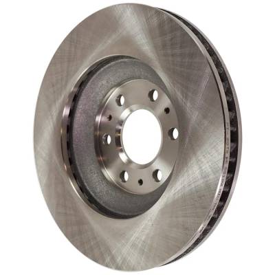Left Front Brake Disc Compatible With Cadillac Srx Base 6 Cyl 3.6L Srx Base 8 Cyl 4.6L 2004-2009 By