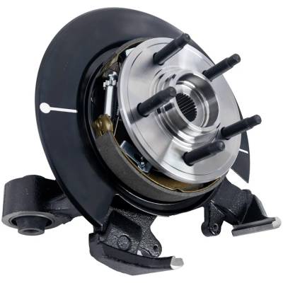 Rareelectrical - New Left Rear Knuckle Compatible With Ford Mercury Explorer Sport Trac Limited 8 Cyl 4.6L Explorer - Image 2