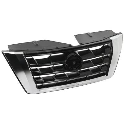 Rareelectrical - New Painted Black Grille Assembly Compatible With Nissan Armada Platinum 8 Cyl 5.6L Armada Sl 8 Cyl - Image 2