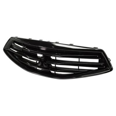 RAREELECTRICAL - New Black Grille Assembly Compatible With Mitsubishi Mirage G4 Es 3 Cyl 1.2L Mirage G4 Se 3 Cyl 1.2L - Image 3