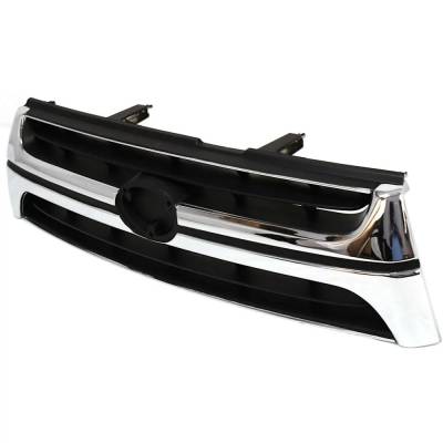 RAREELECTRICAL - New Chrome Shell Grille Assembly Compatible With Toyota 4Runner Limited 6 Cyl 3.4L 4Runner Sr5 6 Cyl - Image 2