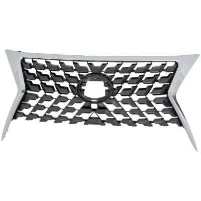 New Chrome Shell Grille Assembly Compatible With Lexus Gx460 Luxury 8 Cyl 4.6L Gx460 Base 8 Cyl 4.6L