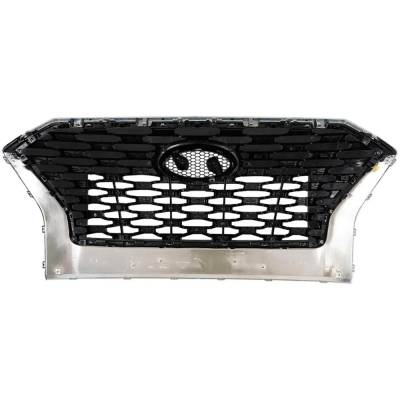 Rareelectrical - Chrome Grille Assembly Compatible With Hyundai Palisade Preferred 6 Cyl 3.8L Palisade Sel 6 Cyl 3.8L - Image 4