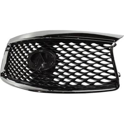 Rareelectrical - New Painted Gray Grille Assembly Compatible With Infiniti Qx60 Hybrid 4 Cyl 2.5L Qx60 Base 6 Cyl - Image 3