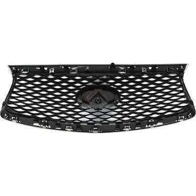 Rareelectrical - New Painted Gray Grille Assembly Compatible With Infiniti Qx60 Base 6 Cyl 3.5L Qx60 Hybrid 4 Cyl - Image 5