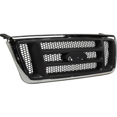 Rareelectrical - New Grille Assembly Compatible With Ford F-150 Xl 8 Cyl 5.4L F-150 Xl 8 Cyl 4.6L 2004 By Fo1200413 - Image 2