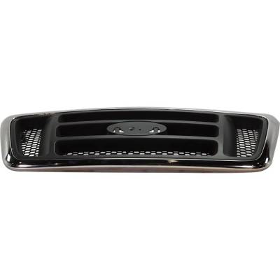 Rareelectrical - New Grille Assembly Compatible With Ford F-150 Xl 8 Cyl 4.6L F-150 Xl 8 Cyl 5.4L 2004 By Fo1200465 - Image 4