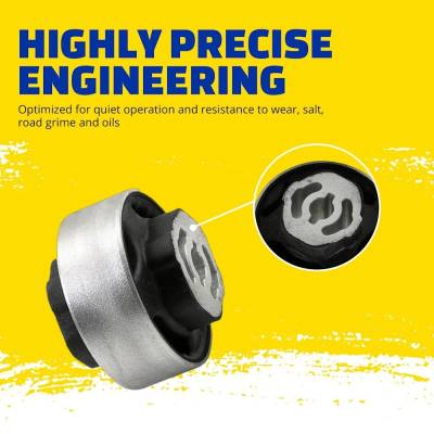 Rareelectrical - New Lower Frontward Control Arm Bushing Compatible With Dodge Jeep Caliber Sxt 4 Cyl 2.0L Caliber - Image 3
