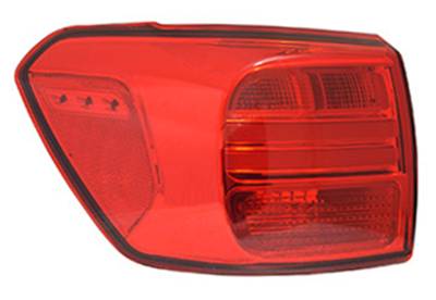 Rareelectrical - New Pair Of Outer Tail Lights Compatible With Toyota Sienna To2805123 81550-08050 To2804123 - Image 2