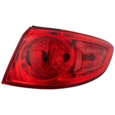 Tail Light Compatible With 2007-2009 Hyundai Santa Fe 2.4L 3.5L I4 Right Passenger Side Halogen