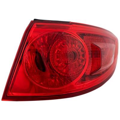 Rareelectrical - Tail Light Compatible With 2007-2009 Hyundai Santa Fe 2.4L 3.5L I4 Right Passenger Side Halogen - Image 2