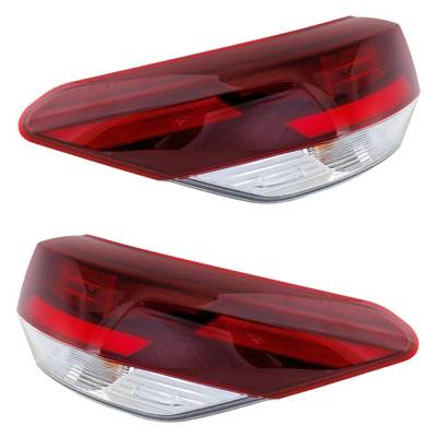 Led Tail Light Assembly Right Left Pair Outer Compatible With 2019 Toyota Highlander Limited 3.5L