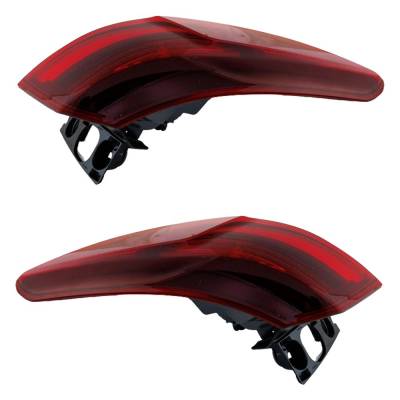 Rareelectrical - Led Tail Light Assembly Right Left Pair Outer Compatible With 2019 Toyota Highlander Limited 3.5L - Image 3