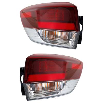 Rareelectrical - Led Tail Light Assembly Right Left Pair Outer Compatible With 2019 Toyota Highlander Limited 3.5L - Image 4