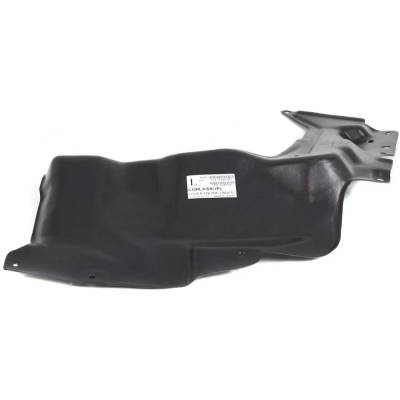 Fender Splash Shield Compatible With 2009-2013 Toyota Corolla Left Driver Side Front Plastic Guard
