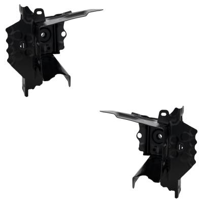 Rareelectrical - New Pair Of Radiator Support Bracket Compatible With Lexus Toyota Es250 Base 4 Cyl 2.5L Es350 Black - Image 2