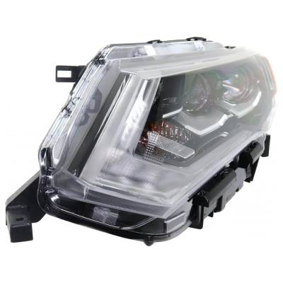 Rareelectrical - New Left Led Headlight Compatible With Nissan Rogue Sl Hybrid Sport Utility 4 Door 2.0L 2017 2018 By - Image 4