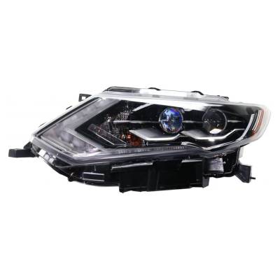 New Left Led Headlight Compatible With Nissan Rogue Sl Sport Utility 4 Door 2.5L 2017 2018 By Part