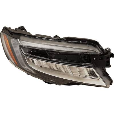 Rareelectrical - Headlight Compatible With 2019-2022 Honda Passport Pilot 3.5L V6 J35y6 Right Passenger Side Led - Image 1