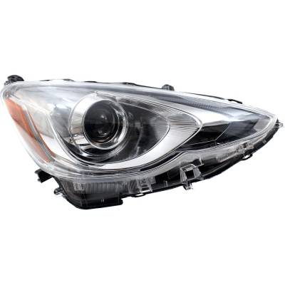Rareelectrical - Headlight Compatible With 2015-2017 Toyota Prius C Right Passenger Side Halogen Rt10010007q - Image 1