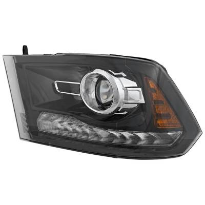 Rareelectrical - Headlight Compatible With 2016-2024 Ram 1500 2500 3500 1500 Classic 3.6L 5.7L V6 Hellcat Left Driver - Image 2
