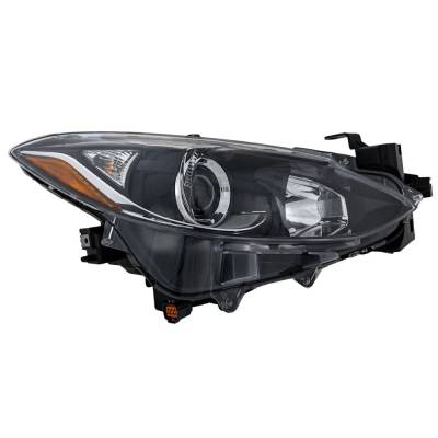Rareelectrical - Headlight Compatible With 2014-2016 Mazda 3 3 Sport 2.0L 2.5L I4 Pe-Vps Py-Vps Right Passenger Side - Image 1